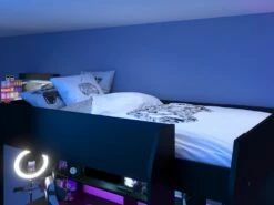 Parisot Online Gaming High Sleeper -bedding sale 2368 lsur bleu detlit 2