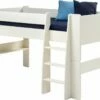 Steens For Kids Mid Sleeper In Solid Plain White -bedding sale 29061350 2