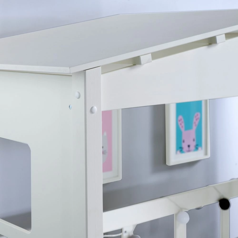 Charlotte White Wooden Treehouse Bed - 3ft Single 6 Charlotte White Wooden Treehouse Bed - 3ft Single - Image 4