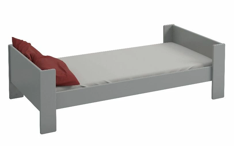 Steens For Kids Single Bed In Cool Grey 3 Steens For Kids Single Bed In Cool Grey