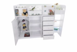Flair Wizard High Sleeper Storage Station In Solid White -bedding sale 7 2