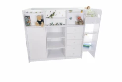 Flair Wizard High Sleeper Storage Station In Solid White -bedding sale 8 2