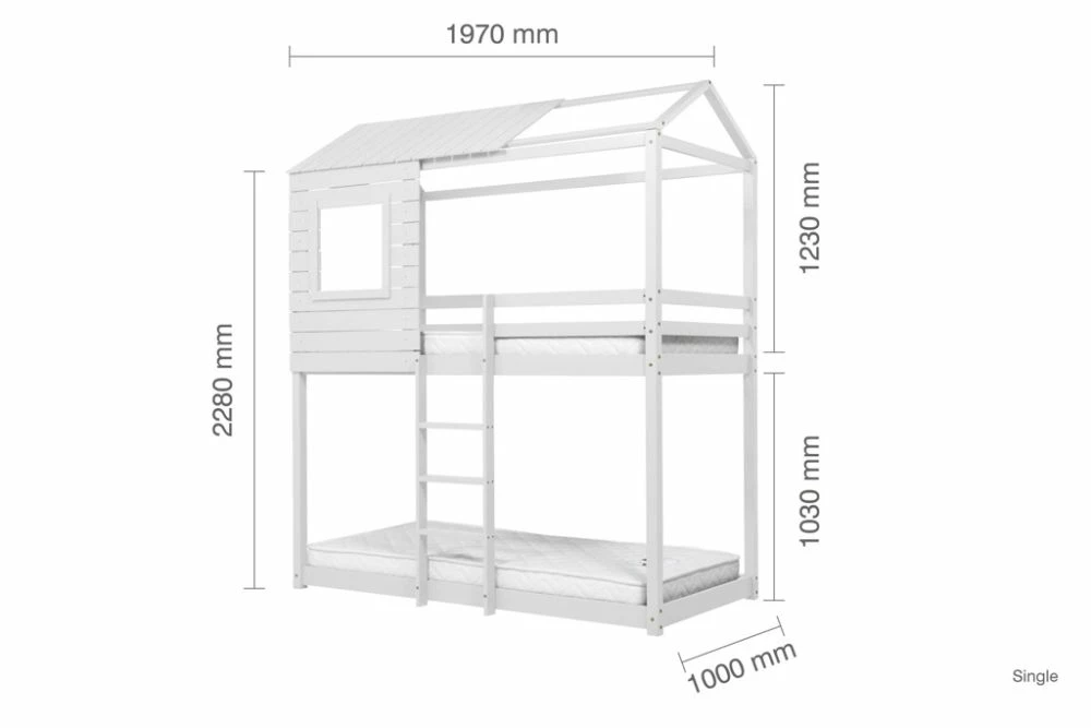 Birlea Adventure Bunk Bed In White 11 Birlea Adventure Bunk Bed In White - Image 9