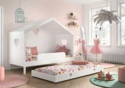 Vipack Amori Kids White House Bed -bedding sale amcbrb14 04