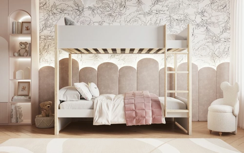 Astral Two Tone Bunk Bed In White 4 Astral Two Tone Bunk Bed In White - Image 2