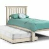 Julian Bowen Barcelona Stone White Hideaway Bed With Underbed -bedding sale bar017