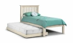 Julian Bowen Barcelona Stone White Hideaway Bed With Underbed