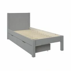 Stompa Classic Low End Single Bed In Grey With Drawers 5 Stompa Classic Low End Single Bed In Grey With Drawers -bedding sale cglespd 2