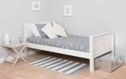Stompa Classic Single Bed In White