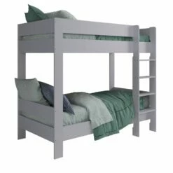 Kidsaw Coast Wooden Bunk Bed In Grey & Mattress Bundle -bedding sale coabb01g 1 1