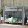 Kidsaw Coast Wooden Bunk Bed In Grey & Mattress Bundle 1 Kidsaw Coast Wooden Bunk Bed In Grey & Mattress Bundle -bedding sale coabb01g 2 cropped 1