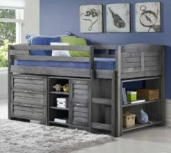 bedding sale 14 Amani Cosy Mid Sleeper Bed In Grey