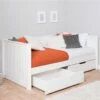 Stompa Classic Day Bed With Drawers In White -bedding sale cwd