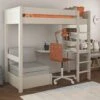 Stompa Classic High Sleeper Bed In White With Integrated Desk, Shelving And Chair Bed -bedding sale cwhi5 1 1 cropped
