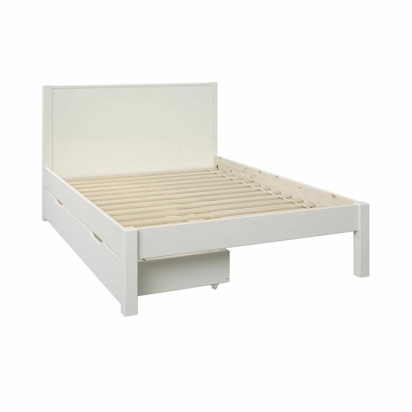 Stompa Classic Low End Double Bed In White With Drawers 4 Stompa Classic Low End Double Bed In White With Drawers - Image 2