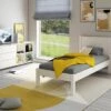 Stompa Classic Low End Bed In White 1 Stompa Classic Low End Bed In White -bedding sale cwles