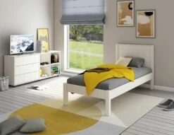 Stompa Classic Low End Bed In White