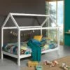 Vipack Dallas Kids House Bed In White -bedding sale dalp9014 03 1