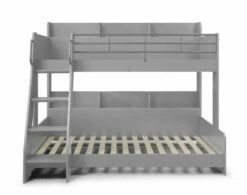 Julian Bowen Domino Triple Sleeper In Dove Grey -bedding sale dom dg front