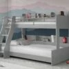 Julian Bowen Domino Triple Sleeper In Dove Grey -bedding sale dom room dg 2