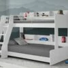 Julian Bowen Domino Triple Sleeper In White 2 Julian Bowen Domino Triple Sleeper In White -bedding sale dom triple bunk bed white 2