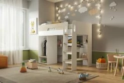 Elliott High Sleeper Workstation In White & Oak 14 Elliott High Sleeper Workstation In White & Oak -bedding sale elliott4