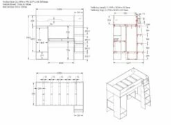 Elliott High Sleeper Workstation In White & Oak 17 Elliott High Sleeper Workstation In White & Oak -bedding sale elliott7