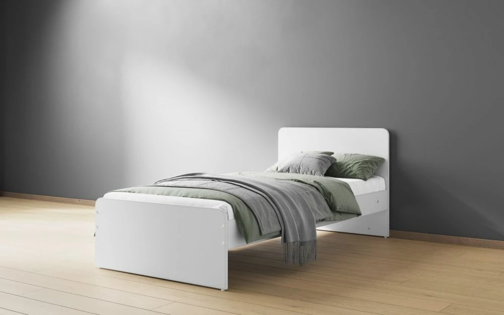 Flair Wizard White Single Bed Frame 7 Flair Wizard White Single Bed Frame - Image 5