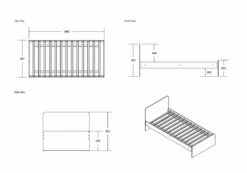 Flair Wizard White Single Bed Frame 9 Flair Wizard White Single Bed Frame -bedding sale ff26s3 4