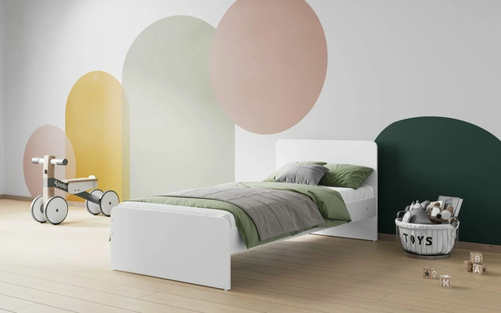 Flair Wizard White Single Bed Frame 4 Flair Wizard White Single Bed Frame - Image 2