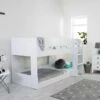 Relaxa Mini Bunk Bed In White 1 Relaxa Mini Bunk Bed In White -bedding sale ffmmb