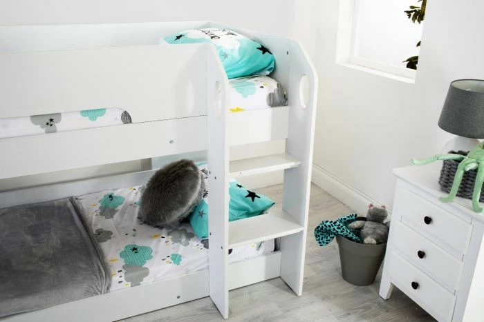 Relaxa Mini Bunk Bed In White 5 Relaxa Mini Bunk Bed In White - Image 3