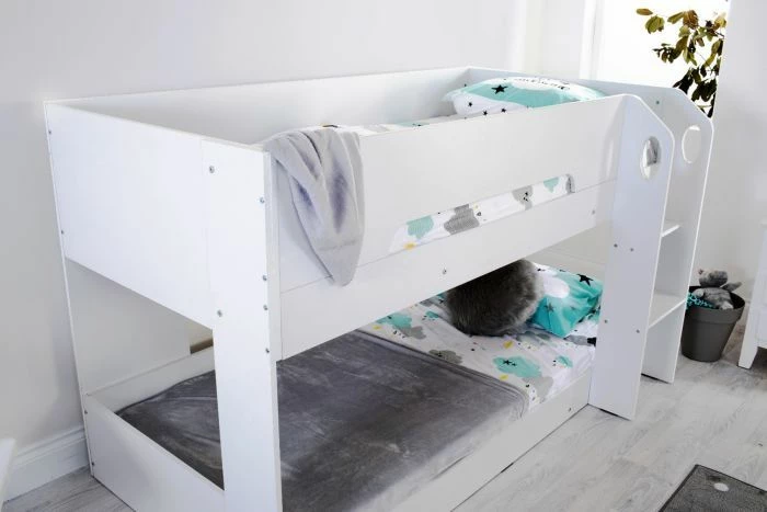 Relaxa Mini Bunk Bed In White 6 Relaxa Mini Bunk Bed In White - Image 4