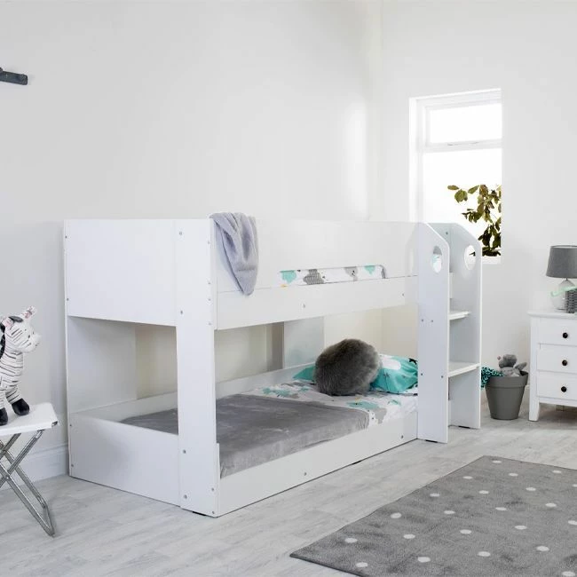 Relaxa Mini Bunk Bed In White 3 Relaxa Mini Bunk Bed In White