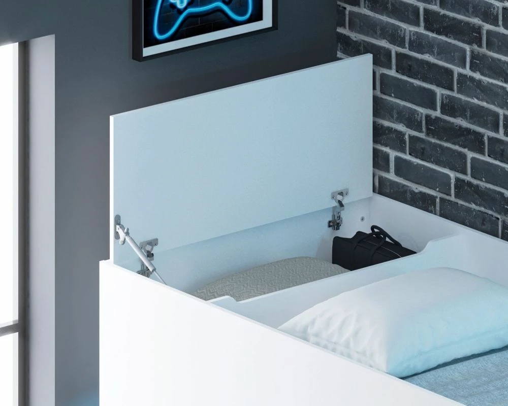 Flair Recoil Shuttle White High Sleeper Bed - Small Double 8 Flair Recoil Shuttle White High Sleeper Bed - Small Double - Image 6