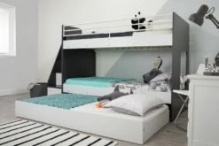 Flair Jasper Bunk Bed With Trundle Bed & Staircase 12 Flair Jasper Bunk Bed With Trundle Bed & Staircase -bedding sale fjaspbw 3