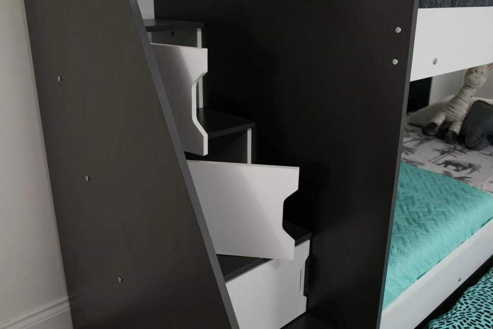 Flair Jasper Bunk Bed With Trundle Bed & Staircase 7 Flair Jasper Bunk Bed With Trundle Bed & Staircase - Image 5