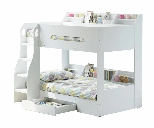 Flair Flick Bunk Bed In White 3 Flair Flick Bunk Bed In White