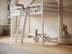 Apollo White House Mid Sleeper Bed - 3ft UK Single -bedding sale fnokmw 5