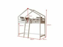 Apollo White House Mid Sleeper Bed - 3ft UK Single -bedding sale fnokmw 6