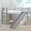 Birlea Frankie Grey Mid Sleeper Bed With Slide -bedding sale framidb3sgry 10 1