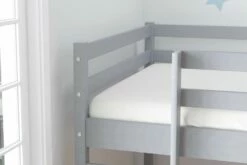 Birlea Frankie Grey Mid Sleeper Bed With Slide -bedding sale framidb3sgry 11 1