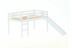 Birlea Frankie White Mid Sleeper Bed With Slide 11 Birlea Frankie White Mid Sleeper Bed With Slide -bedding sale framidb3swht 32 1