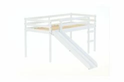 Birlea Frankie White Mid Sleeper Bed With Slide 12 Birlea Frankie White Mid Sleeper Bed With Slide -bedding sale framidb3swht 33 1