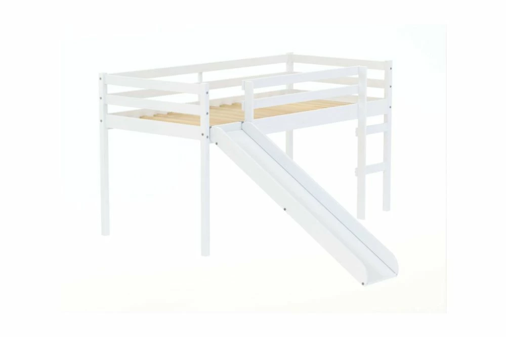 Birlea Frankie White Mid Sleeper Bed With Slide 7 Birlea Frankie White Mid Sleeper Bed With Slide - Image 5