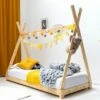 Jessie Tipi Bed In Solid Pine 2 Jessie Tipi Bed In Solid Pine -bedding sale fswtbp