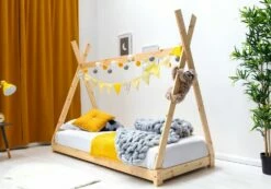 Jessie Tipi Bed In Solid Pine