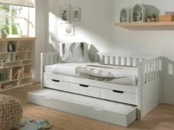 Vipack Fritz Captains Bed In White -bedding sale fzco91rb14 06