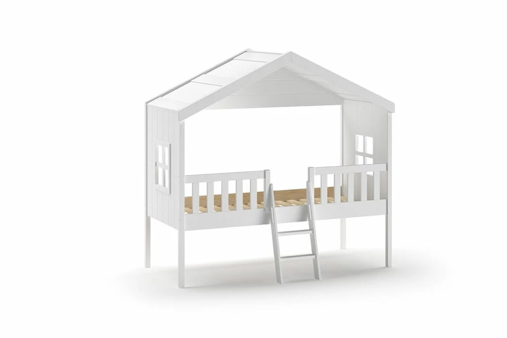 Vipack Kids House Bed In White 5 Vipack Kids House Bed In White - Image 3