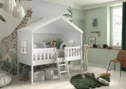 Vipack Kids House Bed In White